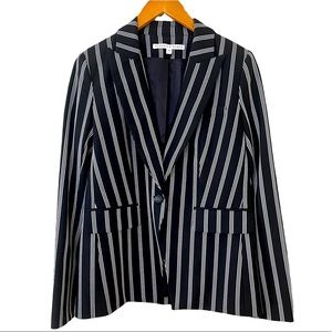 Veronica Beard petra stripped twill blazer jacket